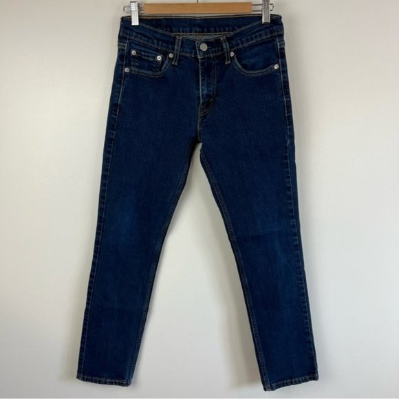 MEN'S 511 Levi's Jeans - Size 30x30 - Dark Blue - Zipper Fly - Stretch - Picture 2 of 12